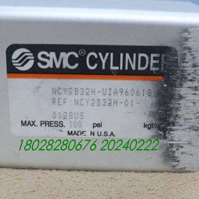 A069*SMC CYLINDER NCY2B32H-UIA960618 气缸拆机件实物拍摄
