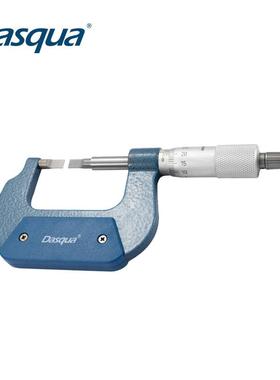 达时科片外径千分尺高精度工FGH业螺旋测微器07-25叶-50卡-5mm槽