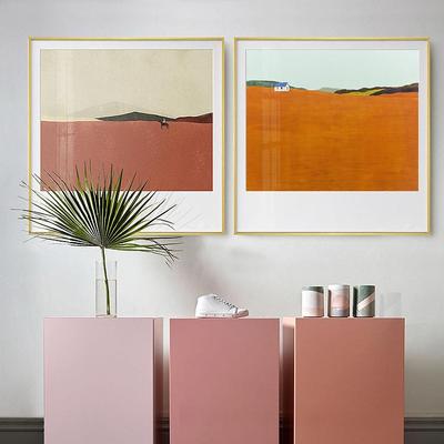 室小众艺术装饰现代简约客厅挂画卧NRY壁画轻画奢简画约萨拉路吉