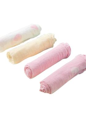 A5LKMD时代婴儿水洗布毛巾柔吸水洗澡超脸浴巾宝宝洗擦脸巾4纱条