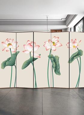 中屏风断房间遮挡挡可折叠移式动中国风遮简ULB易卧室房间隔屏风