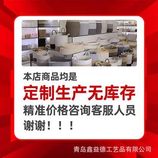 鑫益德棉绳手工编织筐子亚马逊高韧高弹质量收纳篮绳编收纳框编织