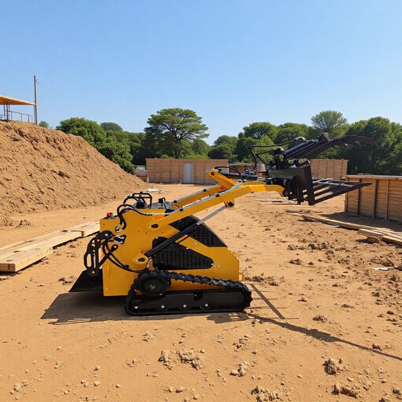 滑移装载机小型铲车460型多功能建筑工程四驱农用履带式铲车