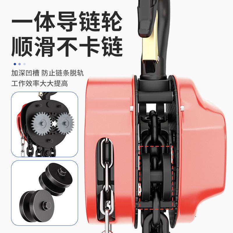 鹰手拉FEN葫三芦1/2/3吊葫芦宇吨10t5葫芦圆形手动小型hsz角起重