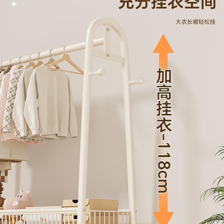 挂衣厅架落F98599TJ地卧室内家简易衣架帽轻奢可移动客阳台用晒晾