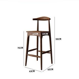 0ARCE实木台桌家用阳台靠墙高脚边沙发吧客厅隔断餐桌小户桌型桌