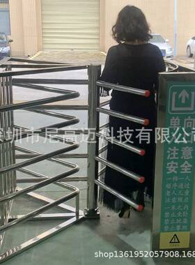 锈钢半高十字棍闸门单向防回旋栏杆通不道门车站景潜区出转入DYV