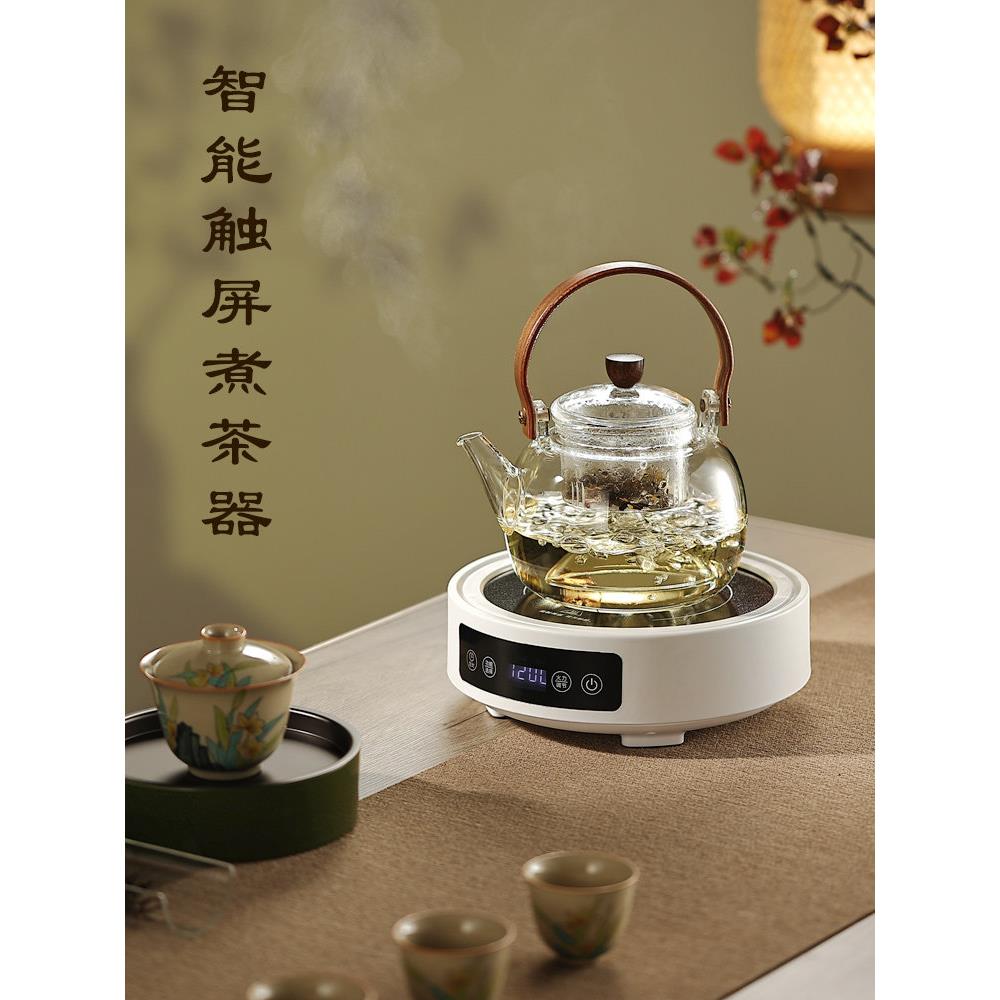 电陶炉煮茶器泡茶套装全自动煮茶炉家用烧水壶小型围炉煮茶网红款