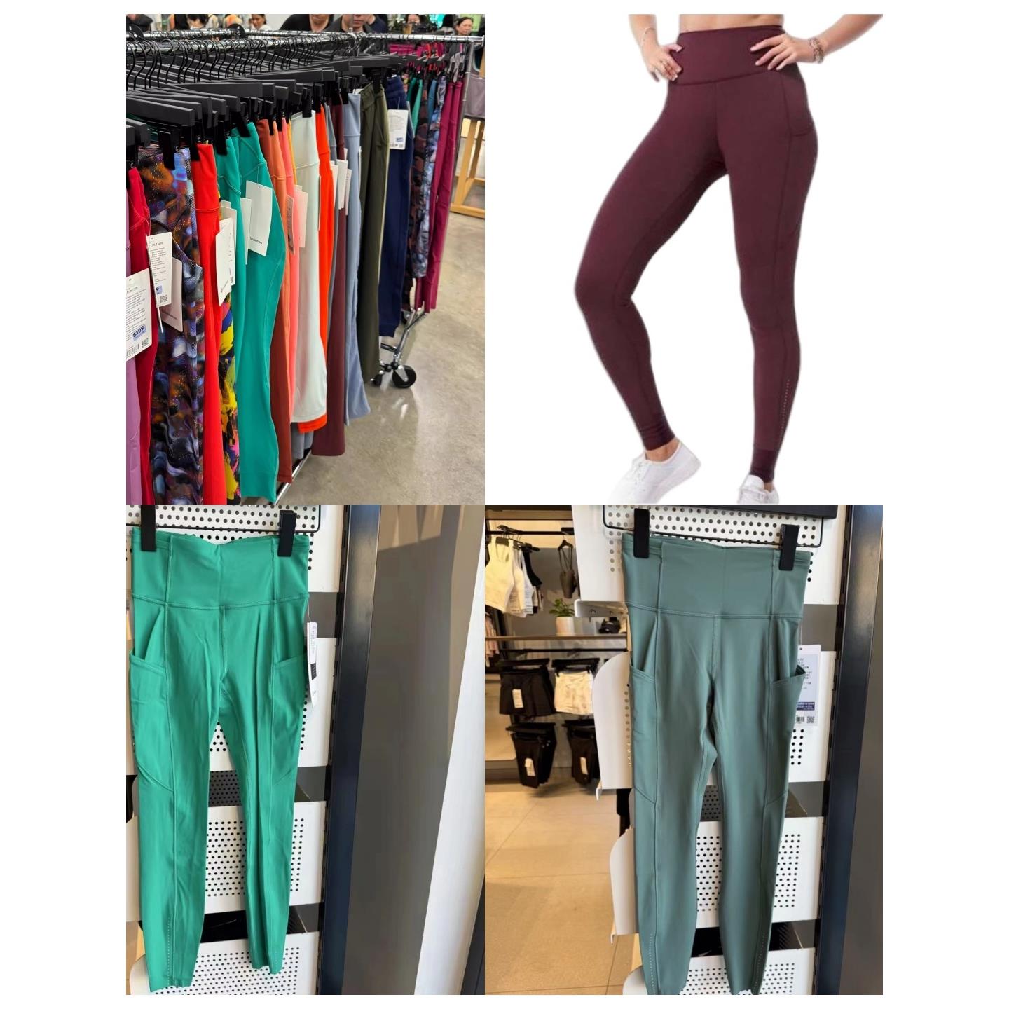 代购lululemon/露露乐蒙Fast and Free Ref女士运动高腰瑜伽裤24