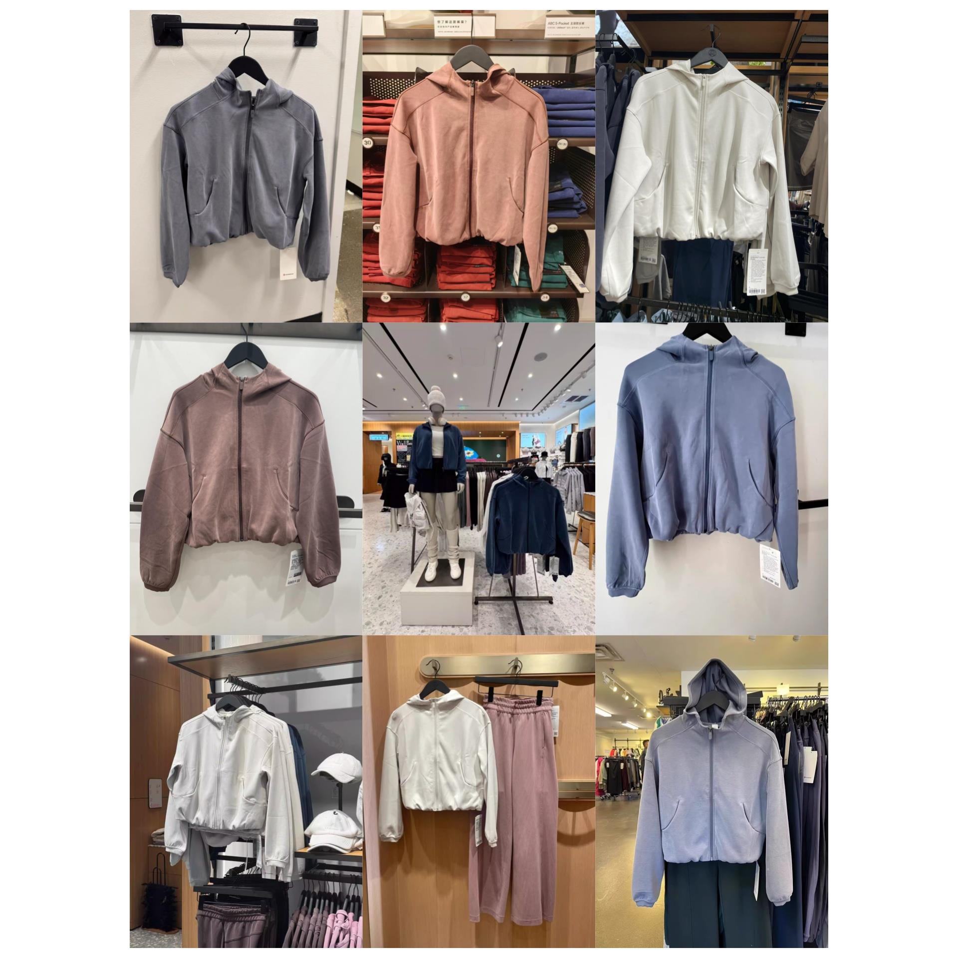 代购lululemon/露露乐蒙 Softstreme系列连帽全拉链卫衣外套女款
