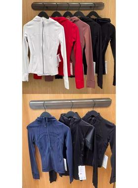 代购lululemon/露露乐蒙Define NULU面料修身连帽瑜伽夹克外套女