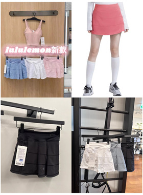 代购lululemon/露露乐蒙Pace Rival 运动芯吸速干中腰网球短裙女