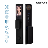 安仕邦AI人脸识别全自动锁带可视猫眼老人小孩易用家用防盗电子锁