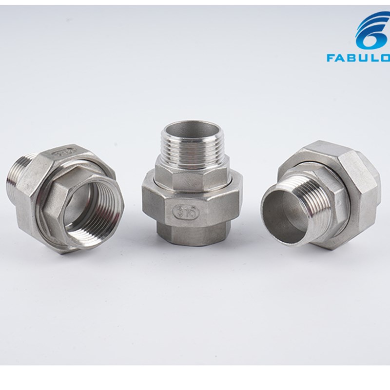 31不锈钢内外丝活接头油任精铸加厚直接一寸1DN油拧由任配件