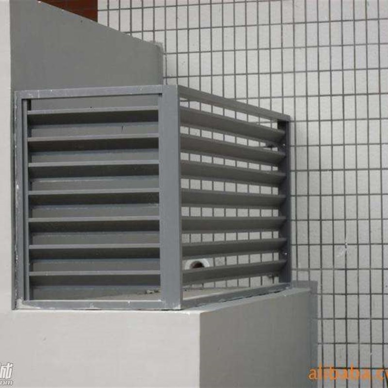 防雨百叶窗外墙装饰铝合金空调地下室机房罩检修口空调外机百叶窗
