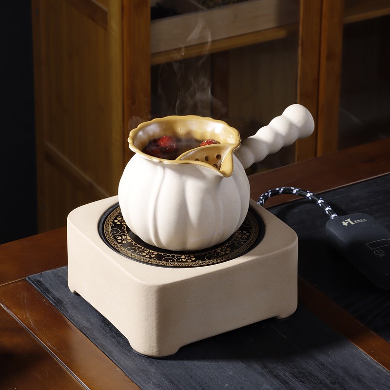 老段烧煮茶壶煮茶器新款家用室内围炉煮茶电陶炉煮茶炉装烤奶罐
