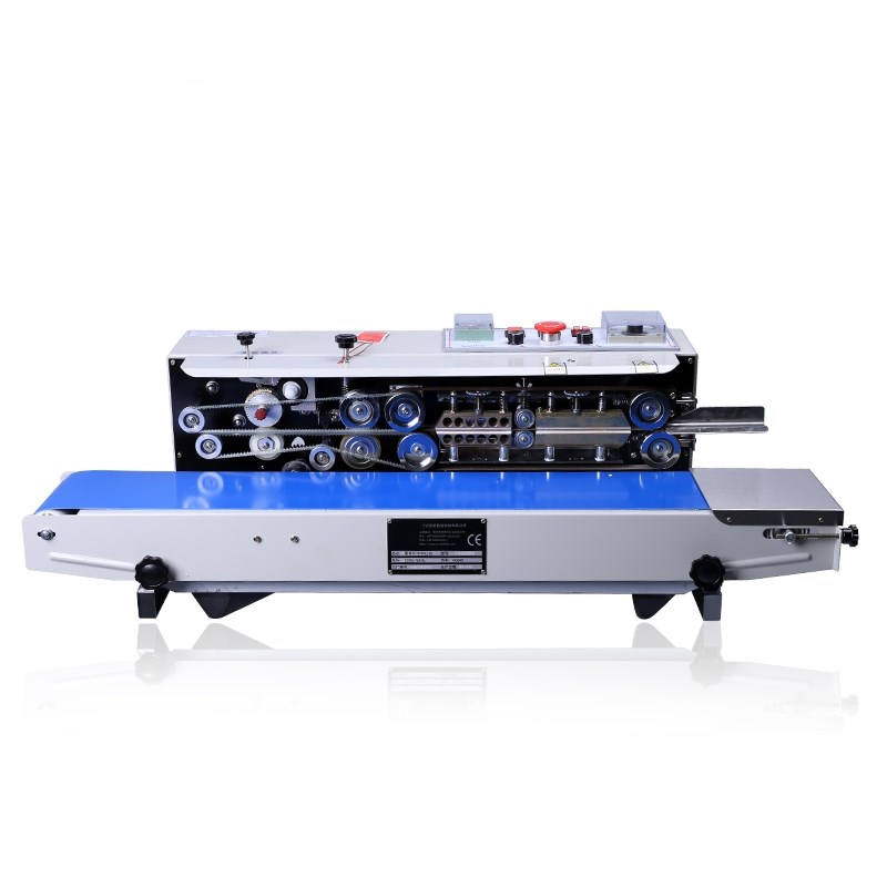 美捷伦FRD1000W全自动墨轮连续封口机商用铝箔塑料膜袋食品包装机