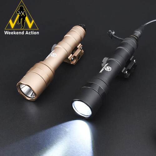 M600B战术手电沃德森LED照明金属电筒M300A M600U长亮点亮20导轨