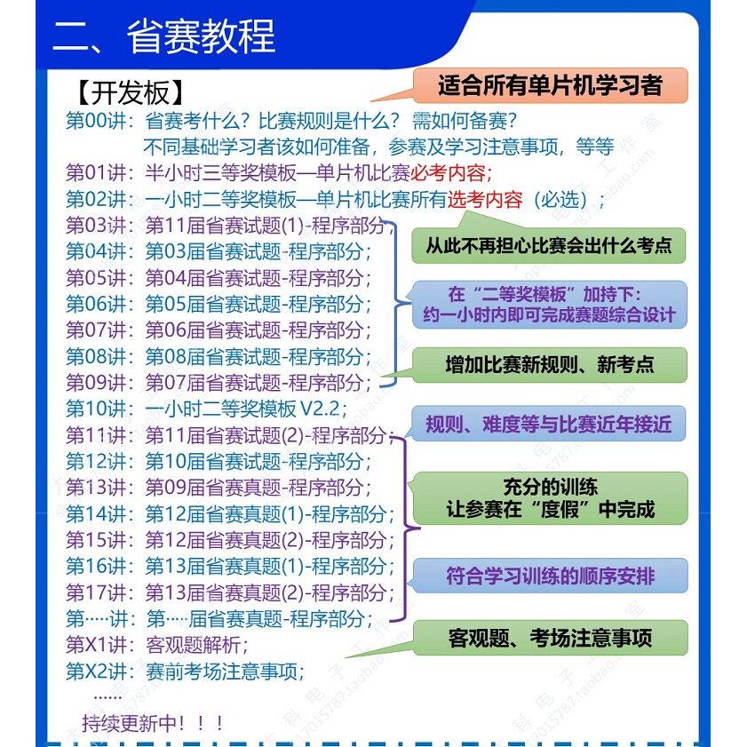 蓝桥杯单片机比赛开发板/IAP15F2K61S2开发板/STC15开发板/CT107D
