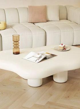 云热销厅爆款网奶油风茶桌现代简约红小矮桌客家用HJM小型创意朵