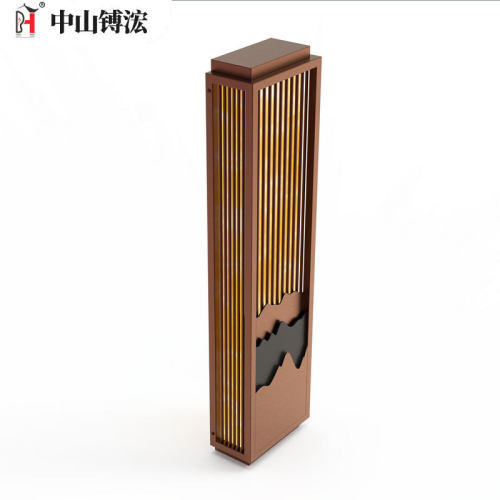 led户外壁灯新中式不锈钢仿云石门亭照明景观装饰灯外墙庭院灯具