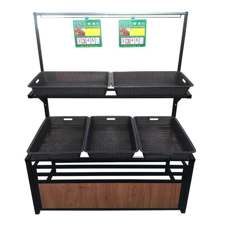 超市菜货架果水果展示565架多层商蔬生鲜用架架子水店货柜