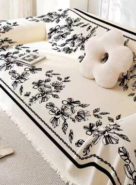 发盖布结婚盖喜庆红色喜沙字四pxx10037季通用全包防滑冬季沙发垫