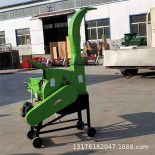 农用三轮移动铡草机 干湿两用大型家用揉搓机8吨养牛场铡揉一体机