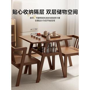 阳台桌小茶桌椅组合休闲2502新款喝网红实木二椅茶茶桌YT001家用