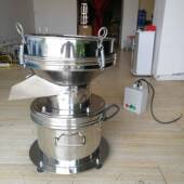 固体浆液振筛机45mm离不锈钢筛子豆450MM浆过振滤机豆渣分机圆0形