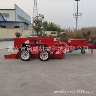 厂区牵引重物运输车 3吨弹簧减震机器人运输车 气囊平板拖车