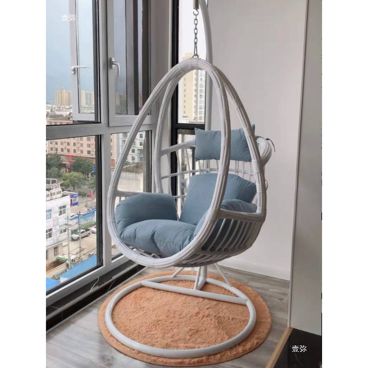 吊椅摇篮吊篮椅子室内秋千懒人家用阳台吊床卧室网红鸟巢吊兰藤椅