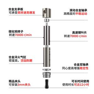 工业级尔风磨笔气动刻磨笔工业用抛光打磨工具具模雕刻打圣17磨耐