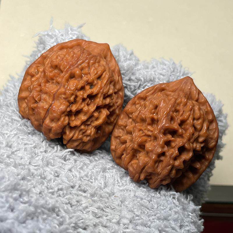 玩核桃南疆石原文刷皮嘎嘎硬机麻核成桃对KAS随机