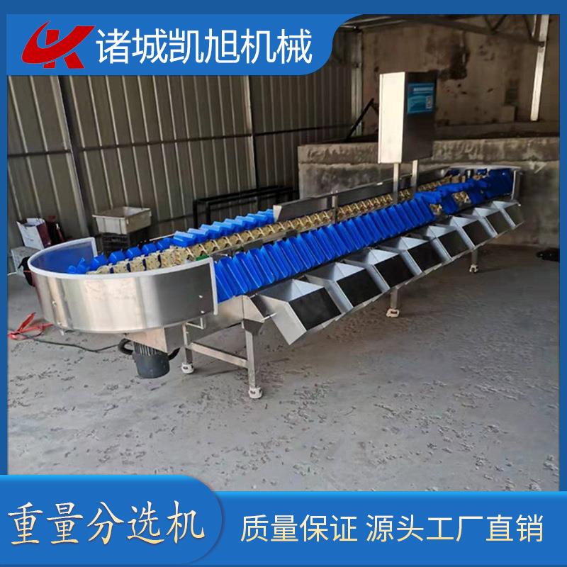 厂销售智能重分量拣装置650重三文鱼量分选设备新款小龙家虾分选