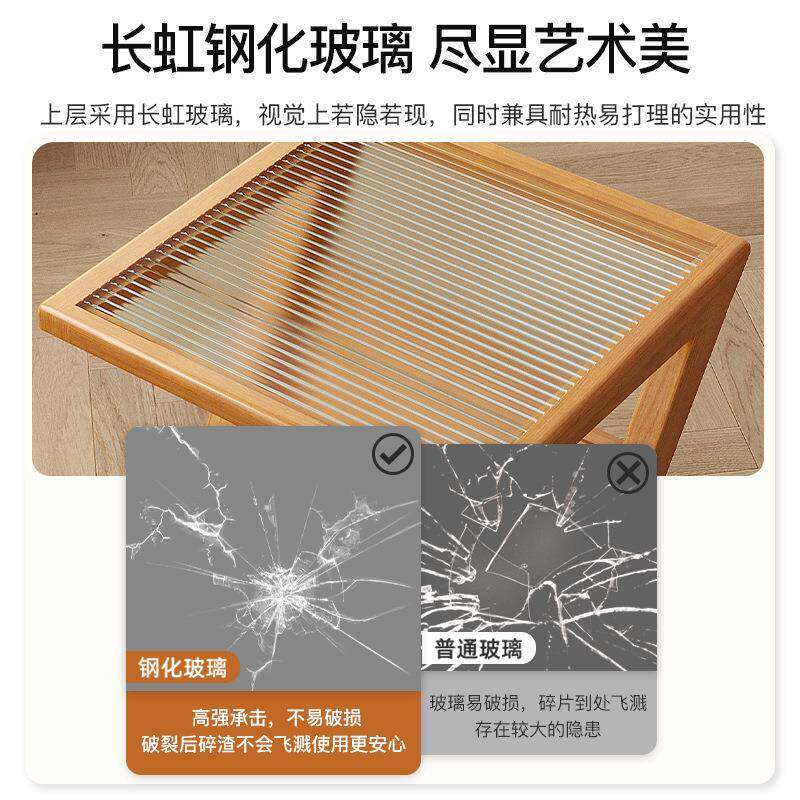 迷你形桌子置物架简约小户层型客厅桌子用家沙发卧室杂志架(方创