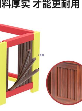 户外庭箱院防木花WVQ方形花槽组合种植长箱花盆家腐用阳台种菜箱