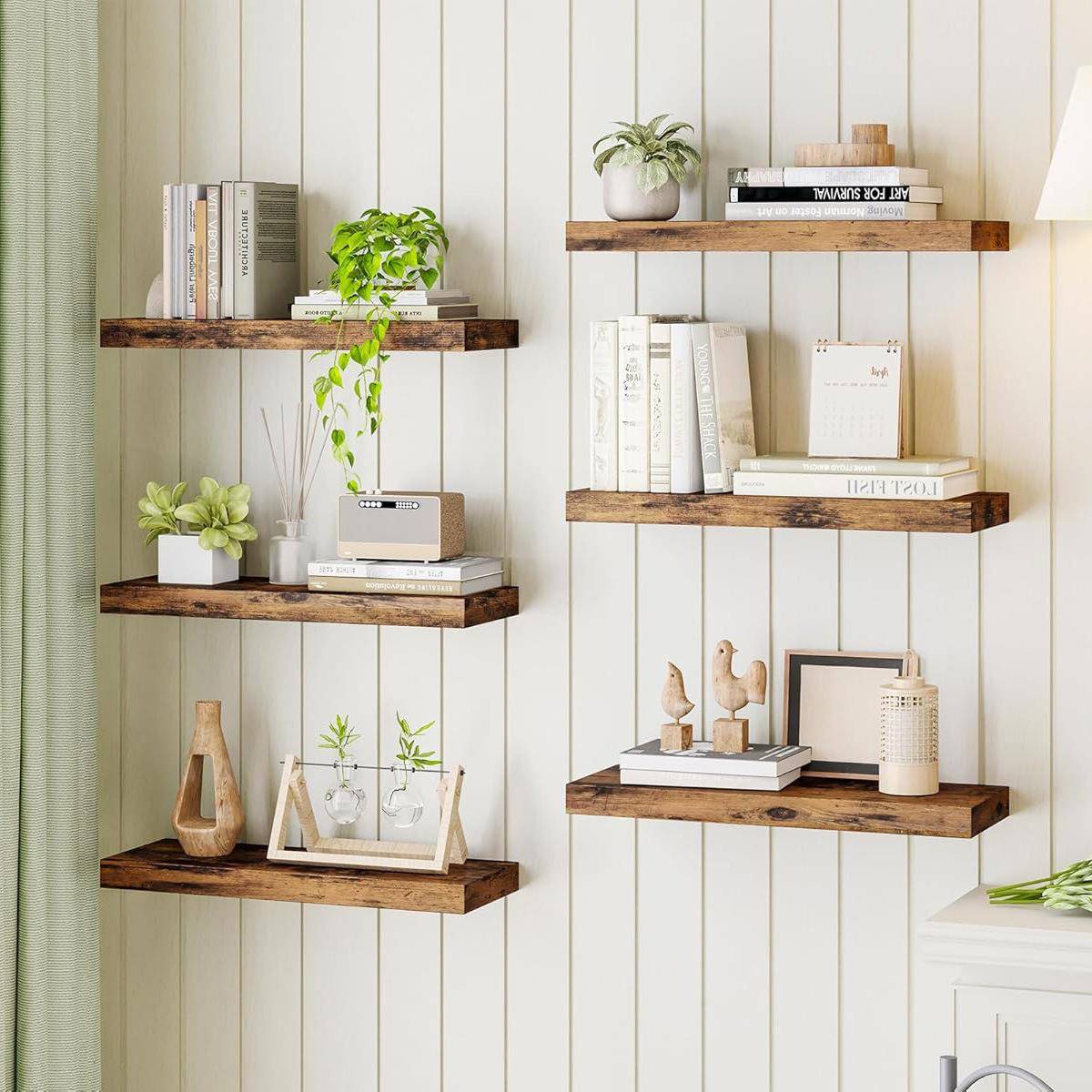 墙多层置物客厅卧室美式乡生村风格装饰架架面卫间洗漱307用品整