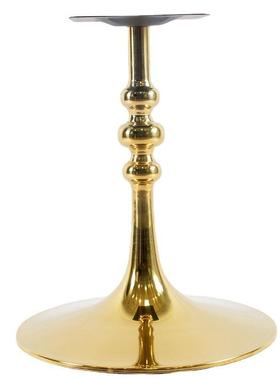 酒欧式异形管镀喇金色4店大叭餐桌脚镀金30不锈钢喇叭不锈钢VLS桌