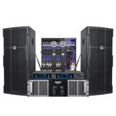 OSFG型ODI台防双15寸水舞音响套装 专业户外婚庆大演出KTV音箱全套