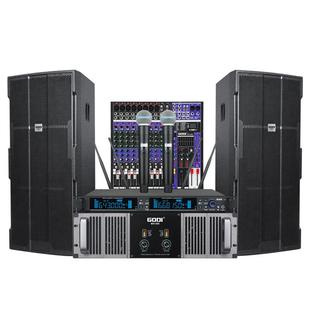 OSFG型ODI台防双15寸水舞音响套装 专业户外婚庆大演出KTV音箱全套