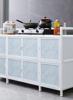 金餐边柜现代合简约客厅茶水XVQ铝柜碗物柜家用厨房储橱柜收纳柜