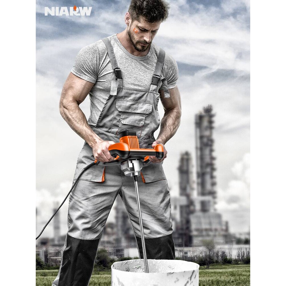 电动搅拌器商用打浆打灰机工业大功率涂料油漆腻子粉水泥搅拌机凌