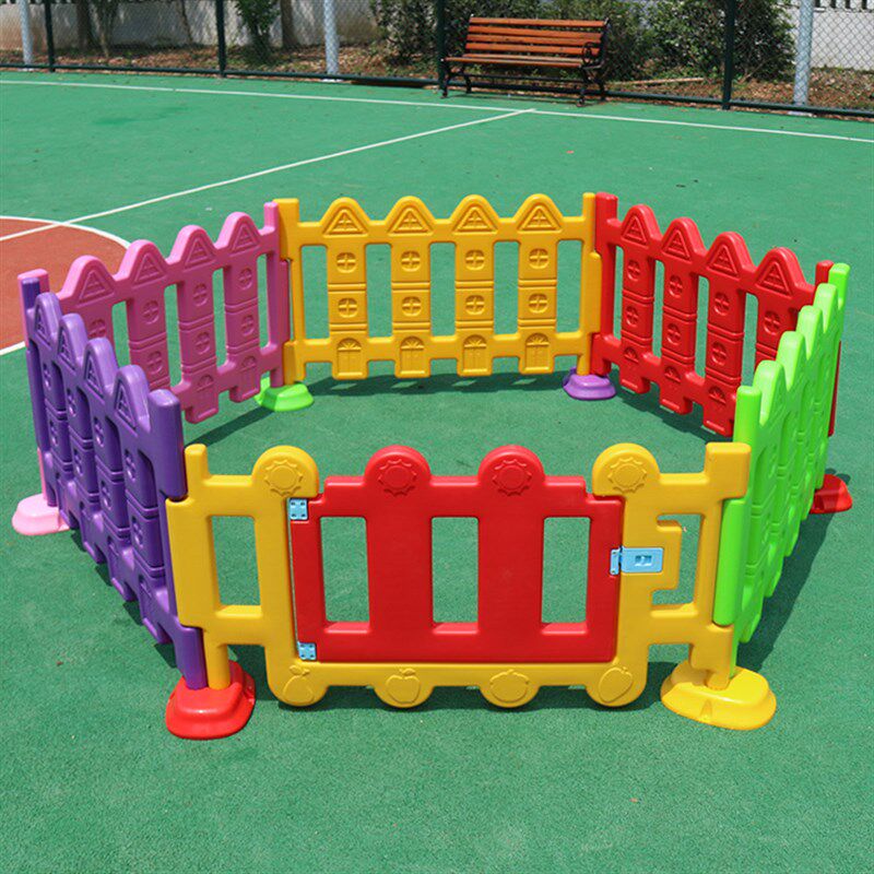 塑料栅栏栏幼儿园家用篱笆珊室内外宝宝隔离栏儿童中围栏花园护栏