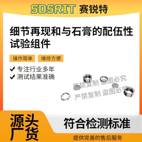 SRT-Z596 细节再现和与石膏的配伍性试验组件 YY/T 0493-2022