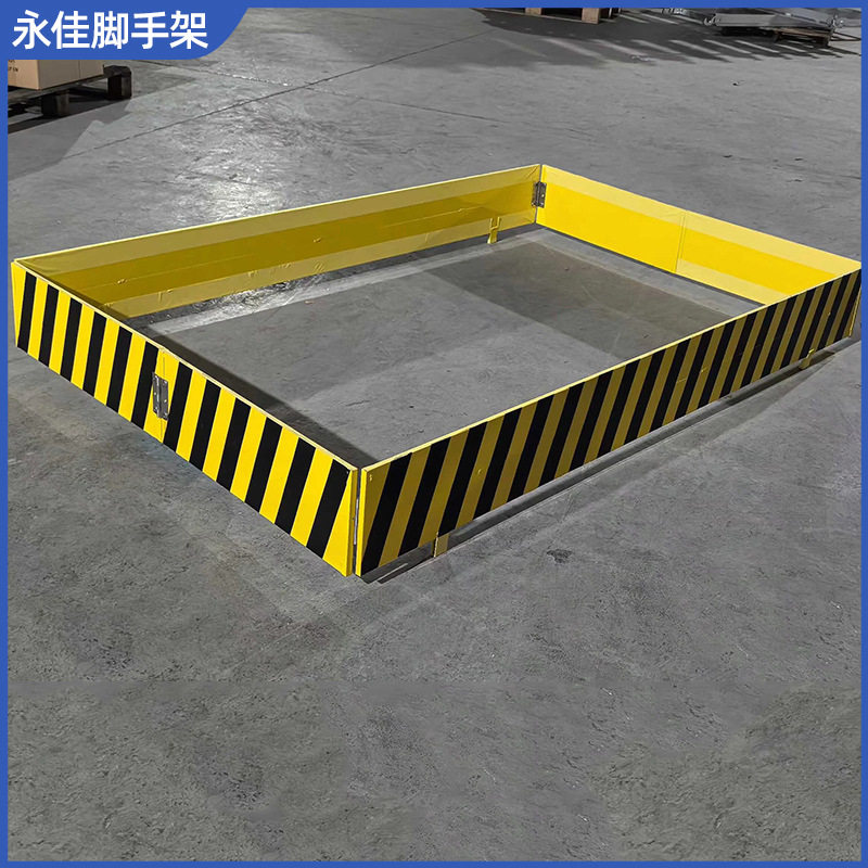 全铝合金踢脚板楼层建筑喷绘黄黑斜纹踢脚板工地外架挡脚板