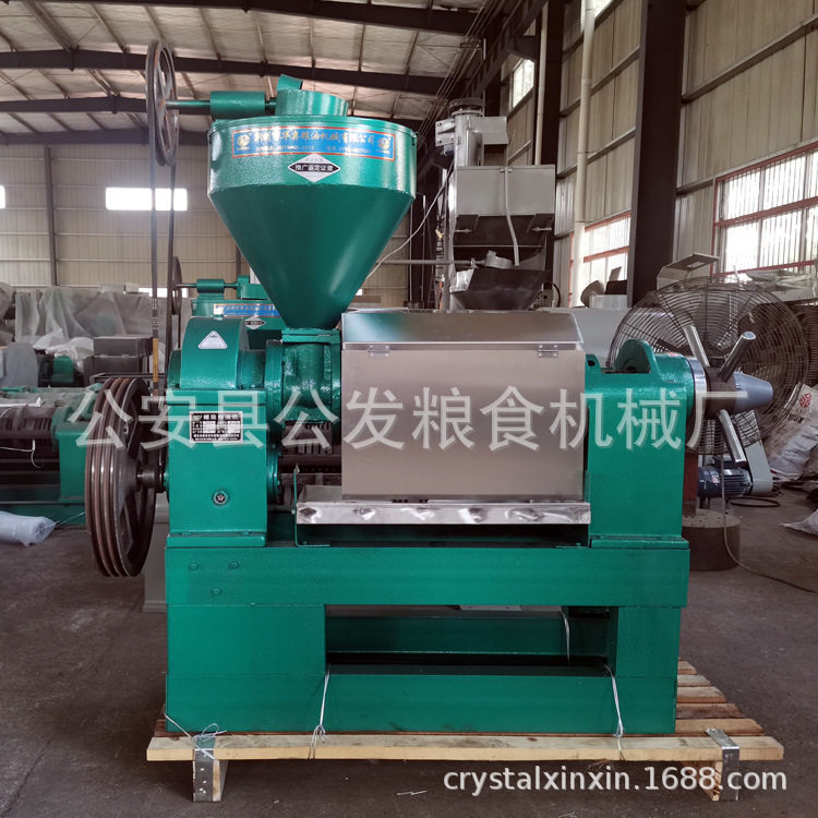 湖北厂家花生榨油机菜籽螺旋榨油机YZYX10-3商用榨油机