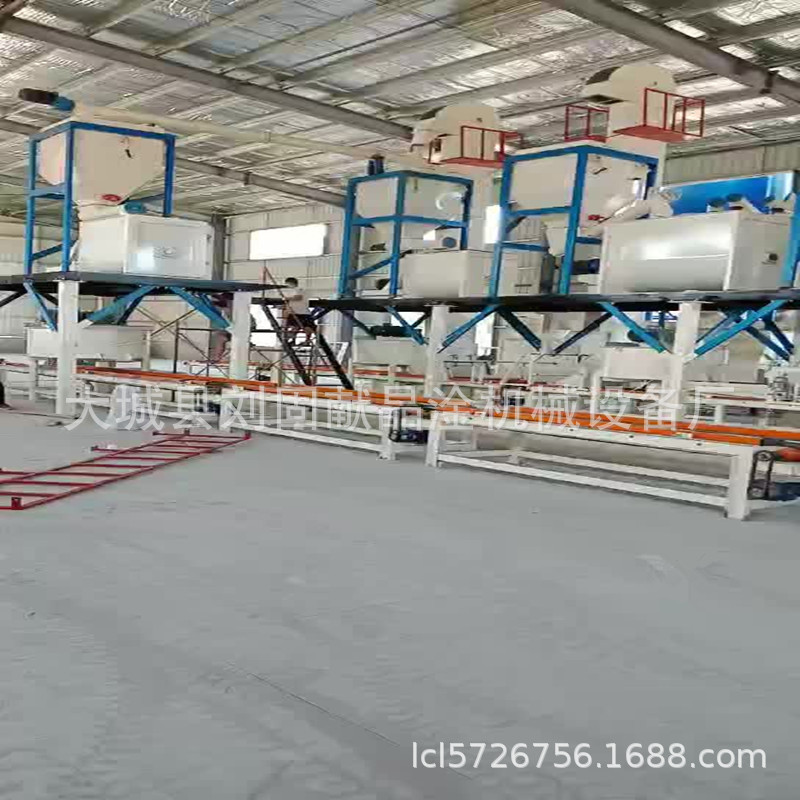 山东水泥复合岩棉板全套技术厂家指导晶淦砂浆岩棉复合板设备