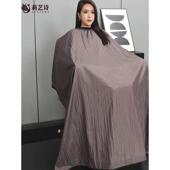 单个发型师 不粘发廊理发围巾 采购产品理发店理发围巾 防静电