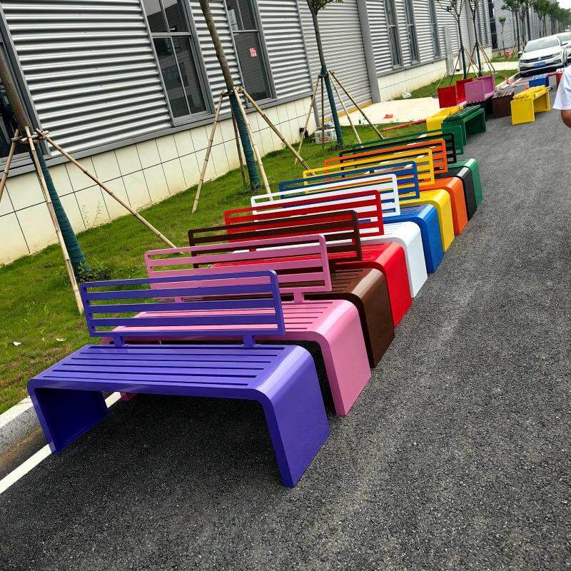 公园椅户外长椅室外长凳庭院休闲靠背公共广场排椅铁艺座椅